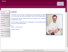 Tablet Screenshot of hautarzt.info